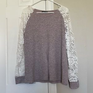 SHEIN Laced long sleeve top